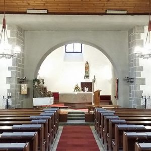Blick aus der "neuen" Kirche