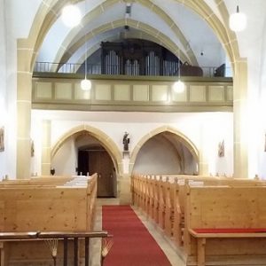 Blick in die "alte" Kirche