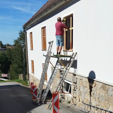 Renovierung Pfarrheimfenster